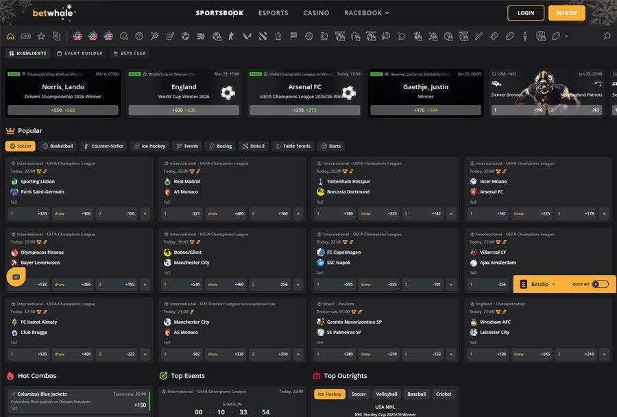 casino betwhale sportsbook